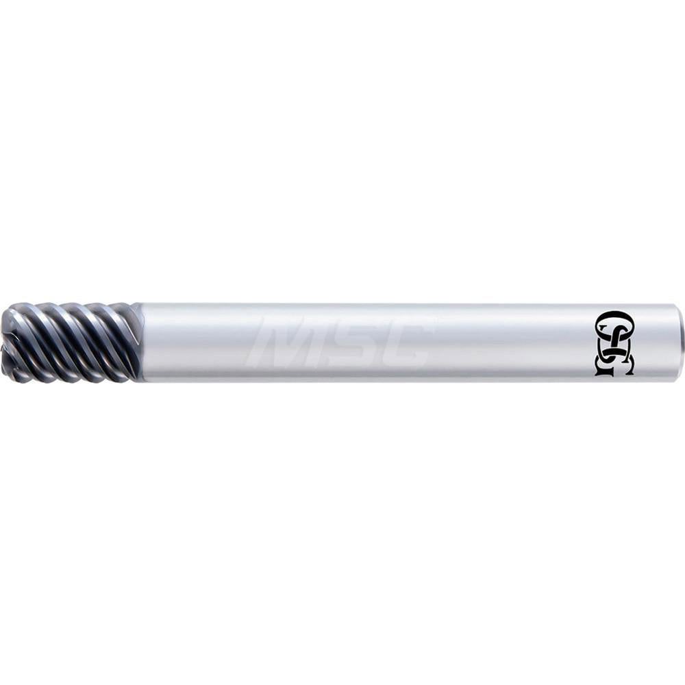 Corner Radius End Mill: 1/4