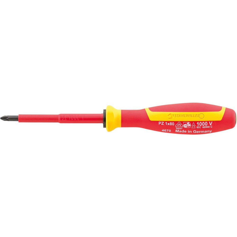 Precision & Specialty Screwdrivers; Tool Type: Pozidriv Screwdriver ; Blade Length: 2 ; Overall Length: 5.75 ; Shaft Length: 60mm ; Handle Length: 145mm ; Handle Color: Orange; Yellow