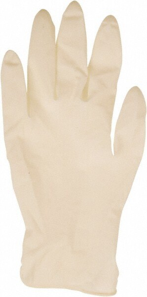 Disposable Gloves: Size Large, 1 mil, Latex