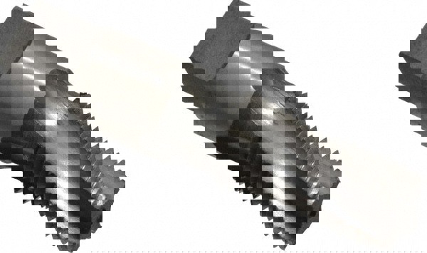 1/4-18 NPT, 15&deg; Helix, 4 Flutes, Bright Finish, High Speed Steel, Spiral Flute Pipe Tap