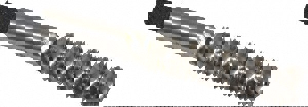 M10x1.50 Metric Coarse/EGM, 3 Flute, Bottoming Chamfer, Bright Finish, High Speed Steel Spiral Flute STI Tap