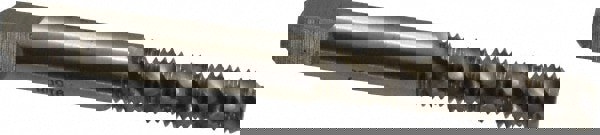 M6x1.00 Metric Coarse/EGM, 3 Flute, Bottoming Chamfer, Bright Finish, High Speed Steel Spiral Flute STI Tap