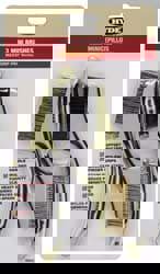 Scratch Brush Set: Brass, Nylon & Stainless Steel, 0.1 mm Trim Length