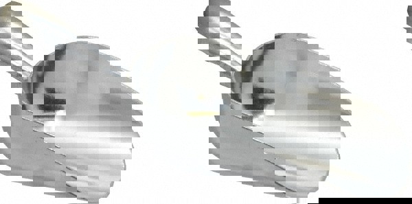 5 oz Silver Cast Aluminum Round Bottom Scoop