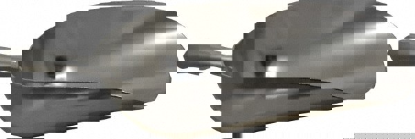 40 oz Silver Cast Aluminum Round Bottom Scoop