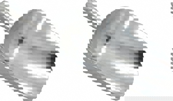 55 oz Silver Cast Aluminum Round Bottom Scoop