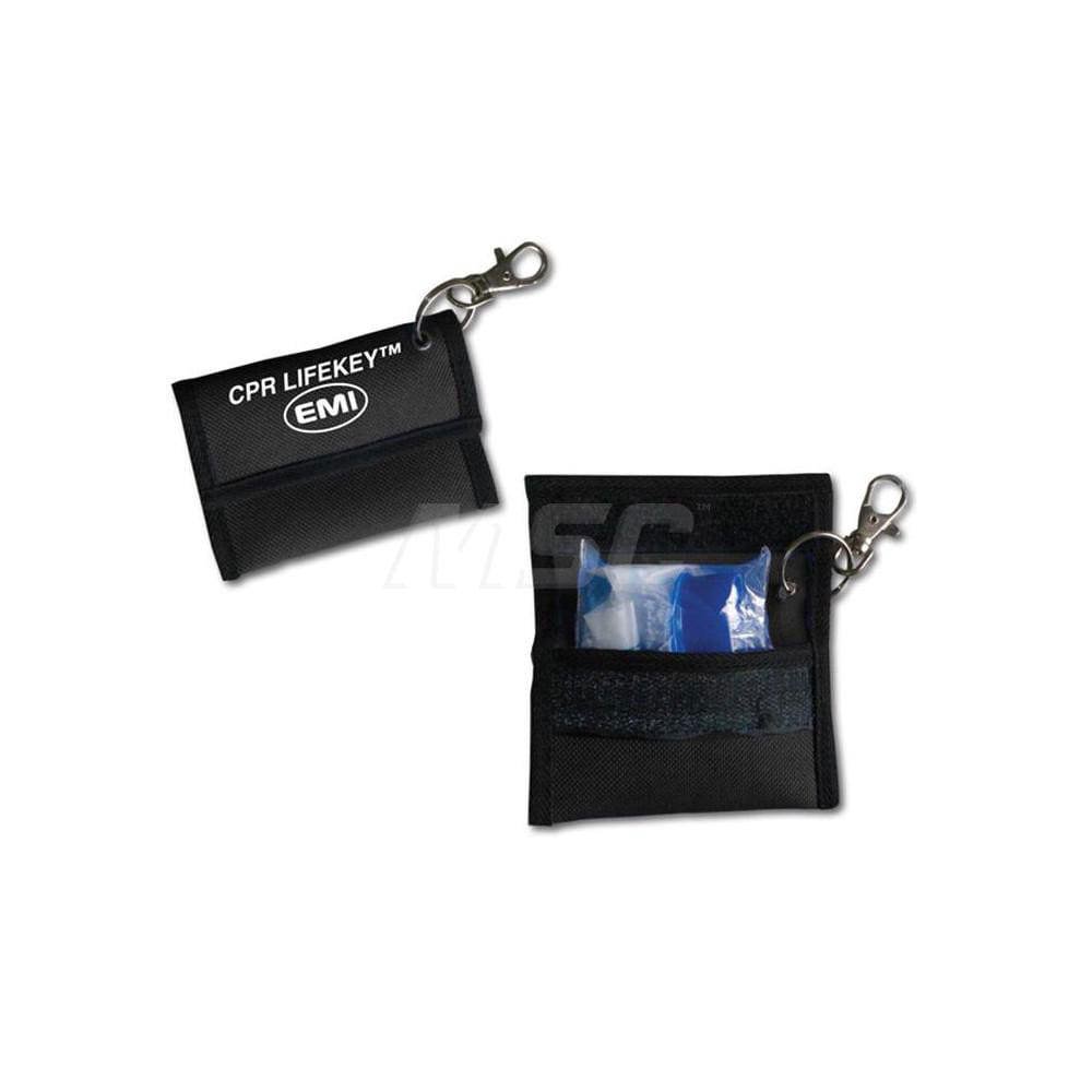 Disposable CPR Masks/Breathers; Disposable: Yes ; Filter Type: Mouth Barrier ; Case Material: Nylon ; Case Color: Black ; Case Type: Pouch