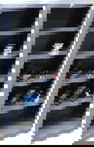 4 Shelf, 1,200 Lb. Capacity, Closed Shelving System