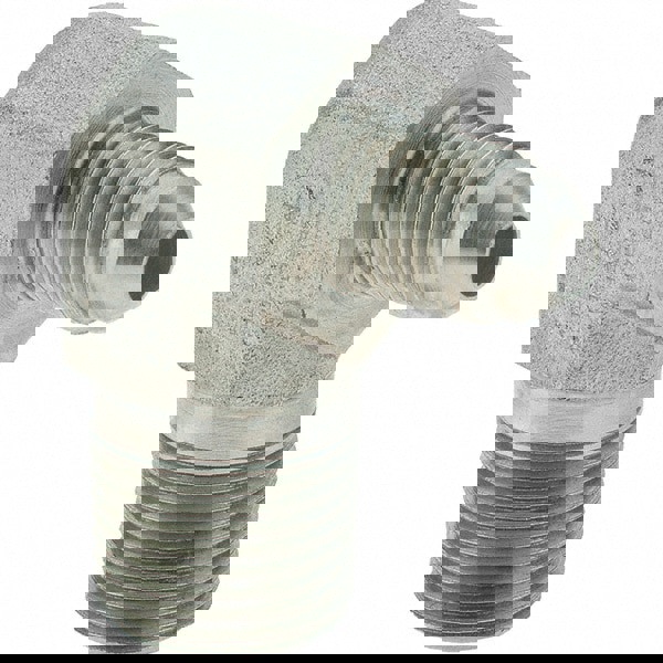 Hydraulic Hose Male Elbow: 6.00 mm Hose OD, 3/8-18 Thread, 6,000 psi