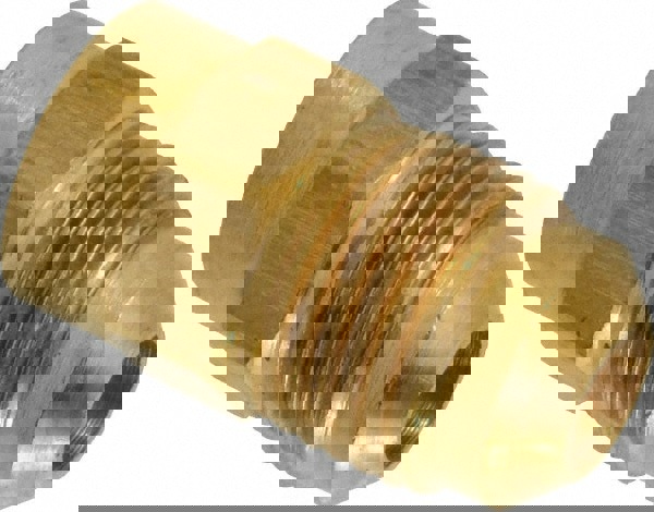 Brass Flared Tube Connector: 3/8