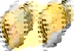 Brass Flared Tube Connector: 1/2