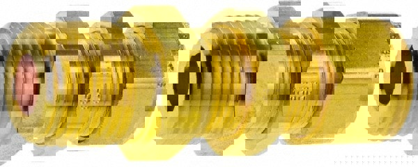 Compression Tube Bulkhead Connector: 3/8