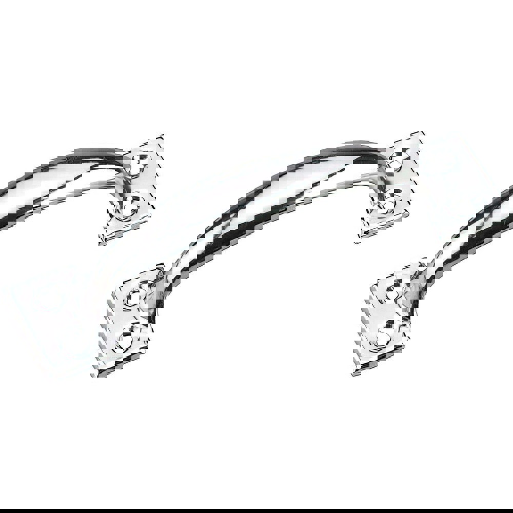 Pull-Type Handles; Handle Type: Utility ; Material: Steel ; Mount Type: Screw ; Finish: Zinc ; Projection: 1.1in ; Overall Width: 1.28 in