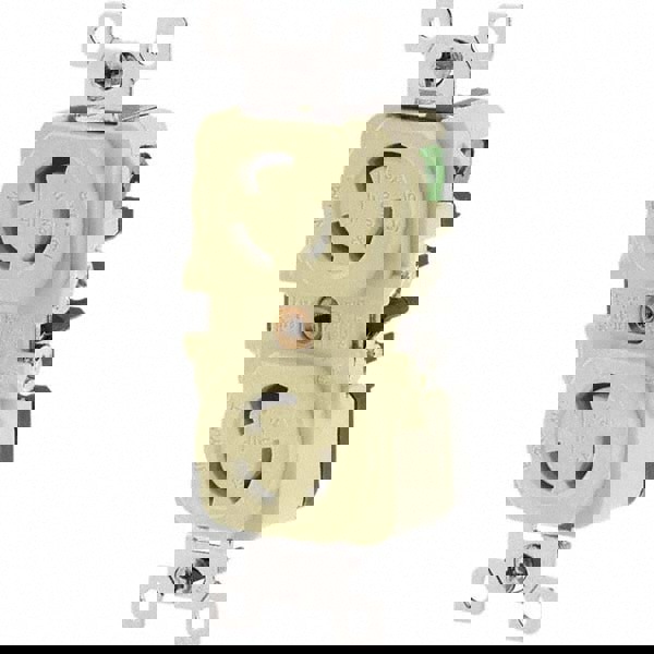 Twist Lock Receptacles; Receptacle/Part Type: Receptacle; Gender: Female; NEMA Configuration: L5-15R; Flange Style: No Flange; Amperage: 15 A; Voltage: 125 V ac; Number Of Poles: 2; Number Of Wires: 3; Maximum Cord Diameter: 16.60 mm; Resistance Features: