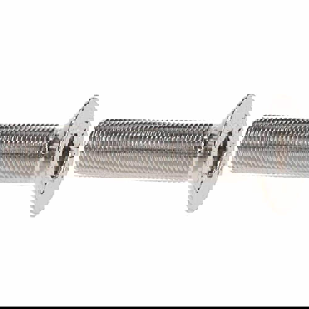 Flat Socket Cap Screw: M6x1, 18-8/Austenitic Grade A2 Stainless Steel