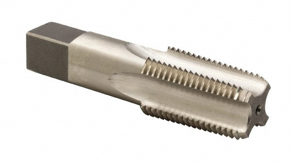 Standard Pipe Tap: 2 - 11-1/2, PTF SAE, 7 Flutes, High Speed Steel, Bright/Uncoated