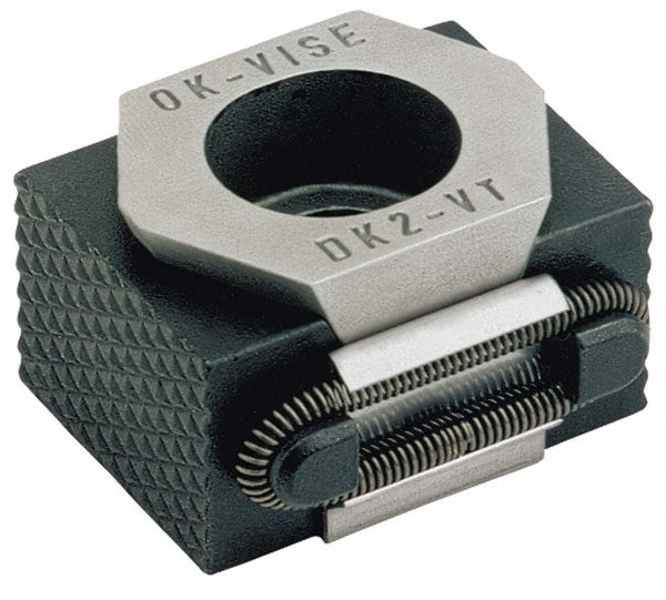 Wedge Clamps; Wedge Clamp Style: Vise ; Single/Double Wedge: Single ; Jaw Hardness: 48 - 52 ; Screw Thread Size: 5/16-18 in ; Features: Low-Profile Design; Three-Dimensional Machining