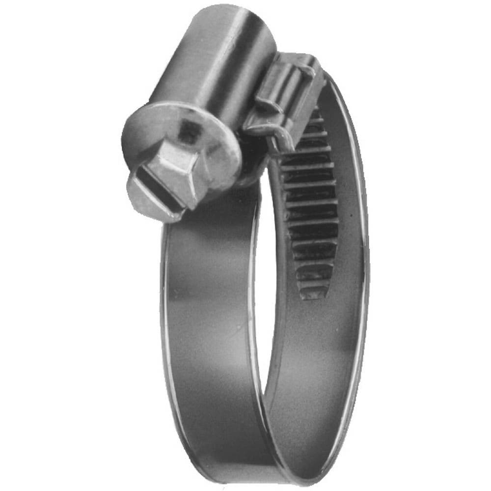 Worm Gear Clamps; Clamp Type: Worm Drive ; Minimum Diameter (mm): 12.00 ; Maximum Diameter (mm): 20.00 ; Band Material: Stainless Steel ; SAE Size: 6 ; Band Thickness: 0.22in