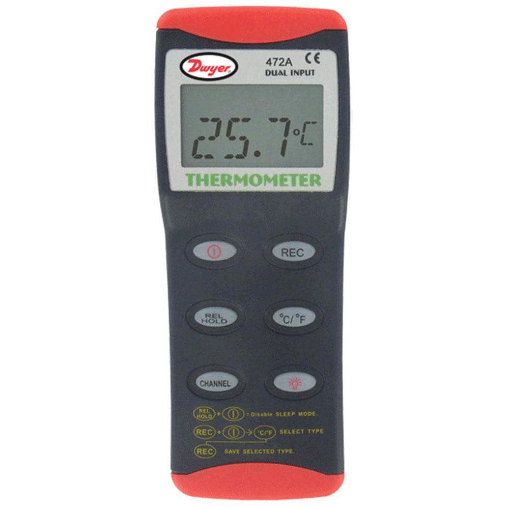Digital Panel Thermometer: 2,500 &deg; F