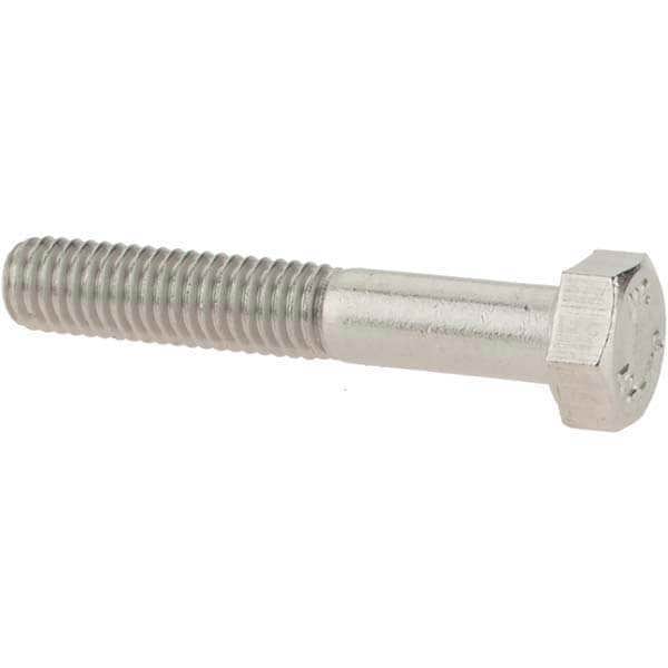 Hex Head Cap Screw: M5 x 0.80 x 30 mm, Grade 18-8 & Austenitic Grade A2 Stainless Steel, Uncoated
