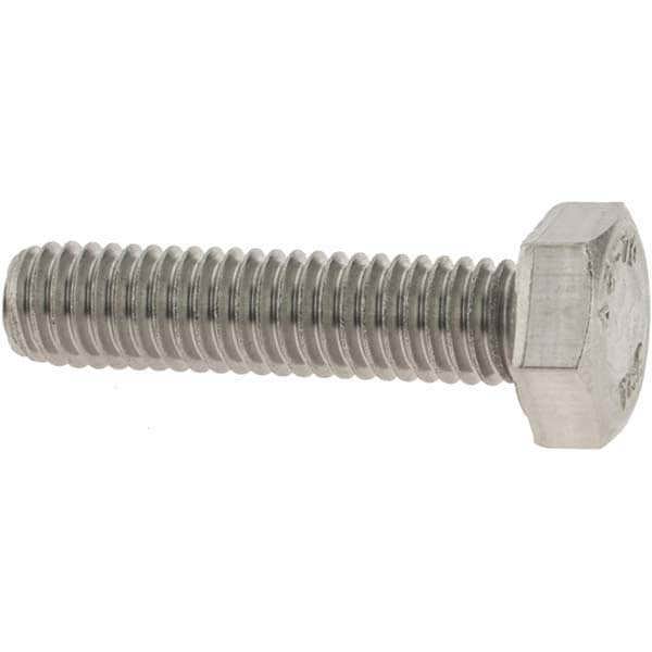 Hex Head Cap Screw: M6 x 1.00 x 25 mm, Grade 18-8 & Austenitic Grade A2 Stainless Steel