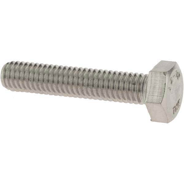 Hex Head Cap Screw: M6 x 1.00 x 30 mm, Grade 18-8 & Austenitic Grade A2 Stainless Steel