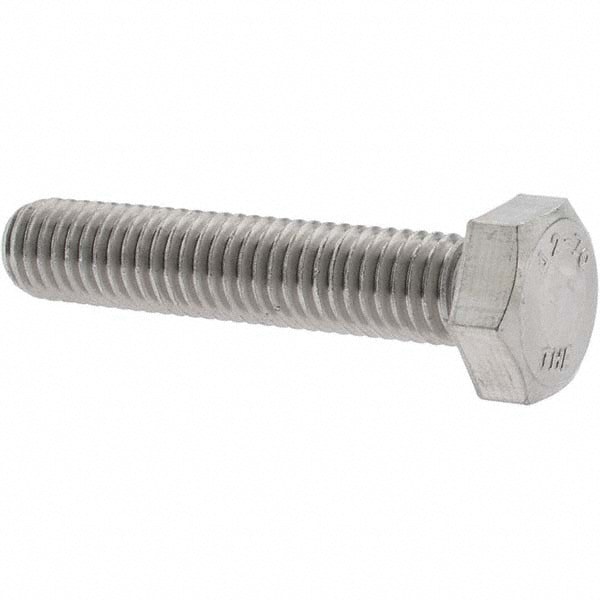 Hex Head Cap Screw: M8 x 1.25 x 40 mm, Grade 18-8 & Austenitic Grade A2 Stainless Steel