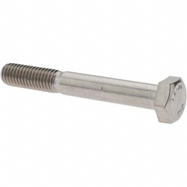 Hex Head Cap Screw: M8 x 1.25 x 60 mm, Grade 18-8 & Austenitic Grade A2 Stainless Steel