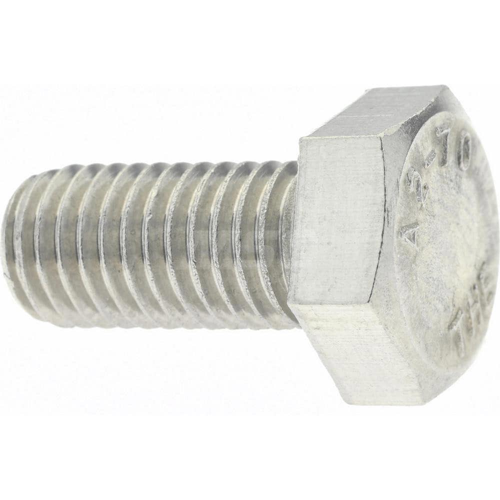 Hex Head Cap Screw: M12 x 1.75 x 25 mm, Grade 18-8 & Austenitic Grade A2 Stainless Steel