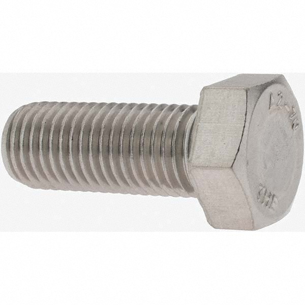 Hex Head Cap Screw: M16 x 2.00 x 40 mm, Grade 18-8 & Austenitic Grade A2 Stainless Steel