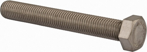 Hex Head Cap Screw: M16 x 2.00 x 120 mm, Grade 18-8 & Austenitic Grade A2 Stainless Steel, Uncoated
