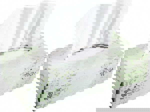 Pacific Blue Basic 2-Ply Facial Tissue, Flat Box