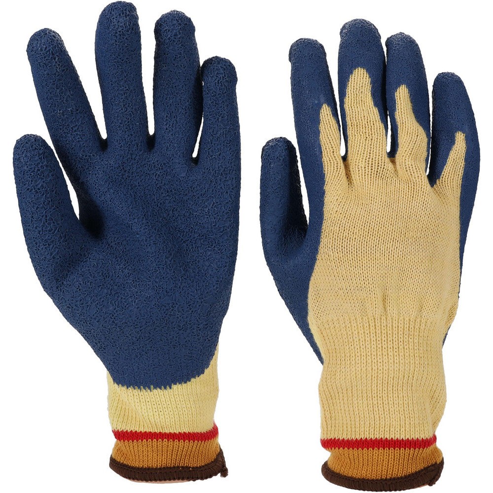 Cut-Resistant Gloves: PRO-SAFE Size Large, ANSI Cut A4, ANSI Puncture 4, Kevlar