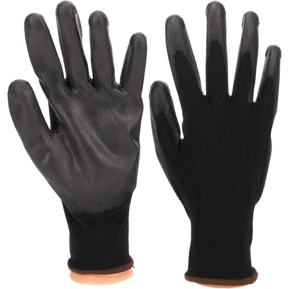 Work Gloves: PRO-SAFE Size Large, Polyurethane, General Purpose