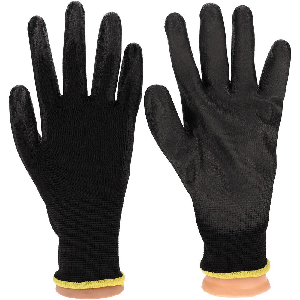 Work Gloves: PRO-SAFE Size Medium, Polyurethane, General Purpose