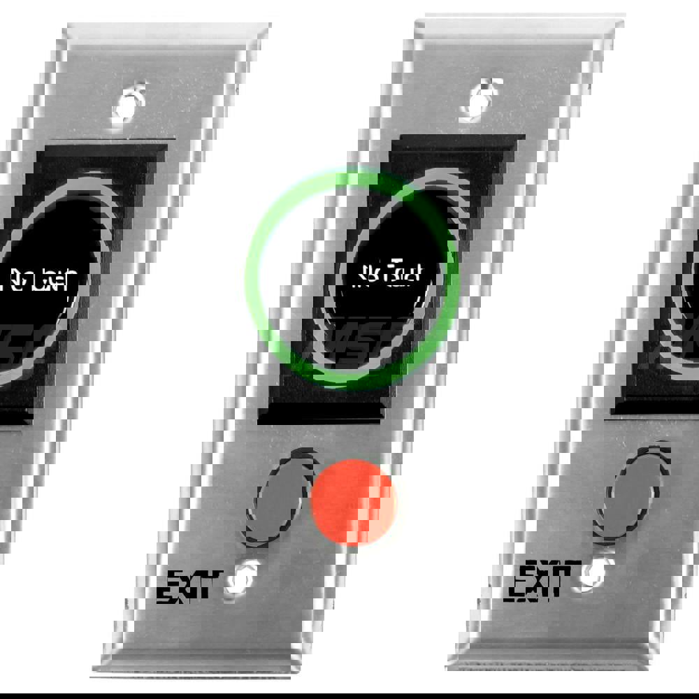 Electromagnet Lock Accessories; Accessory Type: Infrared Touchless Exit Touchplate Switch ; For Use With: Interior Applications ; Material: Stainless Steel
