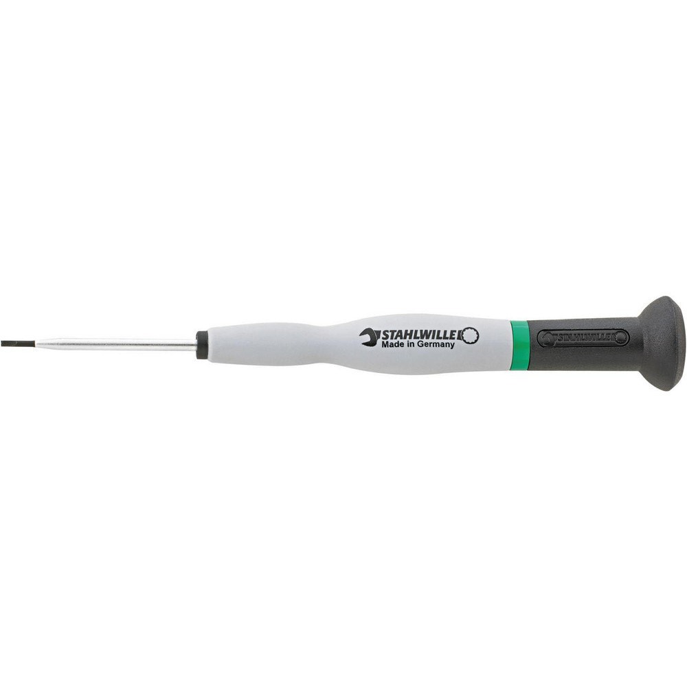 Precision & Specialty Screwdrivers; Tool Type: Precision Slotted Screwdriver ; Blade Length: 2 ; Overall Length: 5.50 ; Shaft Length: 40mm ; Handle Length: 140mm ; Handle Color: Black; Green