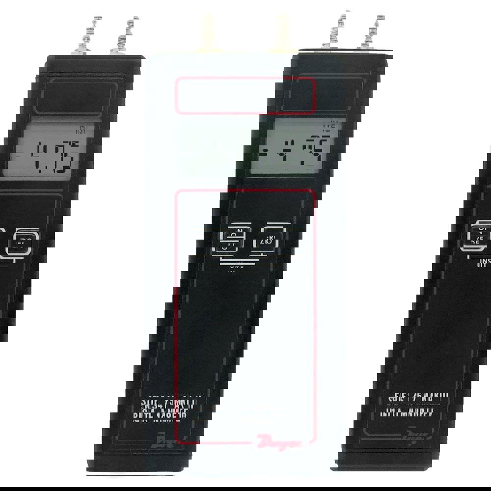 11 Max psi, 0.5% Accuracy, Handheld Digital Manometer