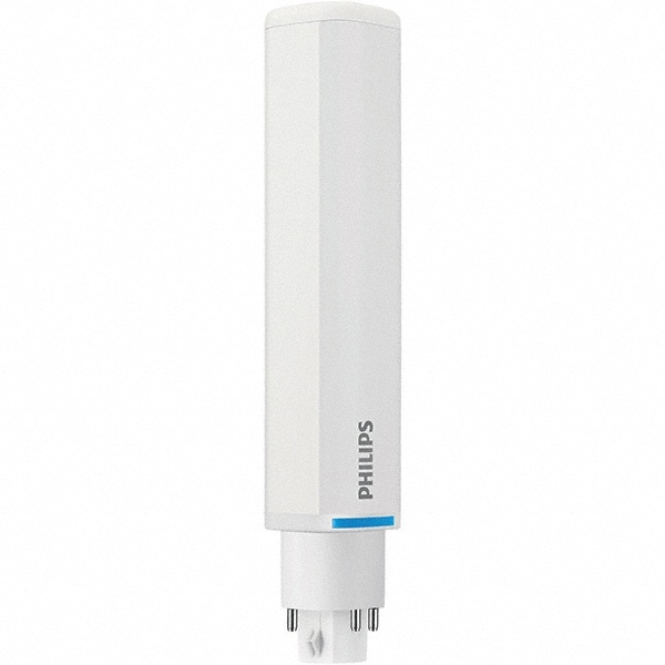 LED Lamp: Commercial & Industrial Style, 12 Watts, Plug-in-Horizontal, 4 Pin Base