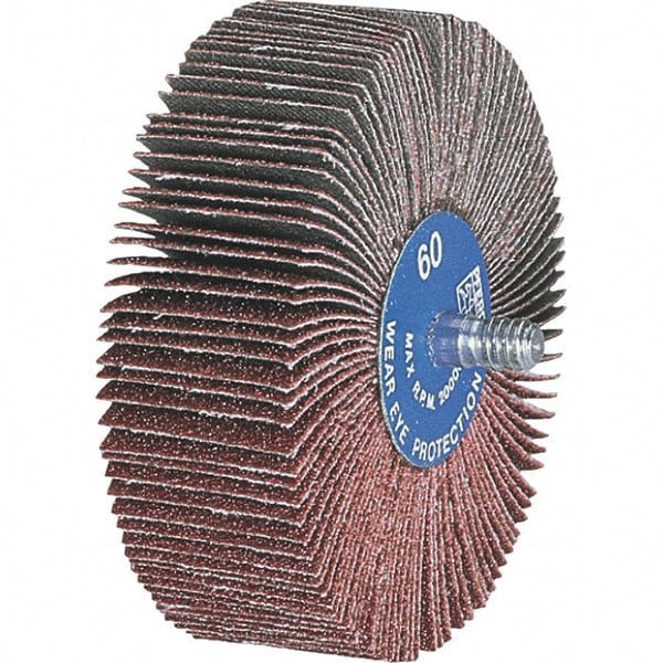 Mounted Flap Wheel: 1-1/2