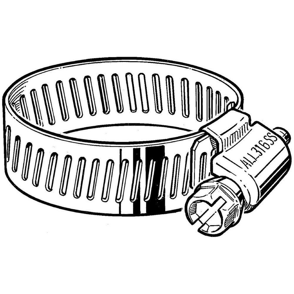 Worm Gear Clamps; Clamp Type: Worm Drive ; Minimum Diameter (Fractional Inch): 2-1/16 ; Minimum Diameter (Decimal Inch): 2.0625 ; Maximum Diameter (Decimal Inch): 3.0000 ; Maximum Diameter (Inch - Fraction - 4 Decimals): 3 ; Band Material: Stainless Steel