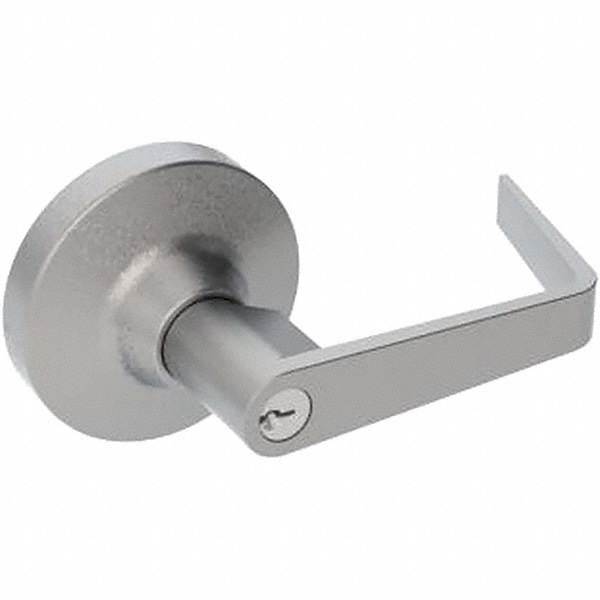 Aluminum Finish, Steel Lever Trim