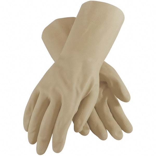 Chemical Resistant Gloves: Assurance Size Medium, 18.00 mil, Latex, Unsupported