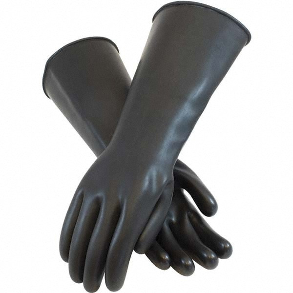 Chemical Resistant Gloves: Assurance Size Medium, 44.00 mil, Latex, Unsupported