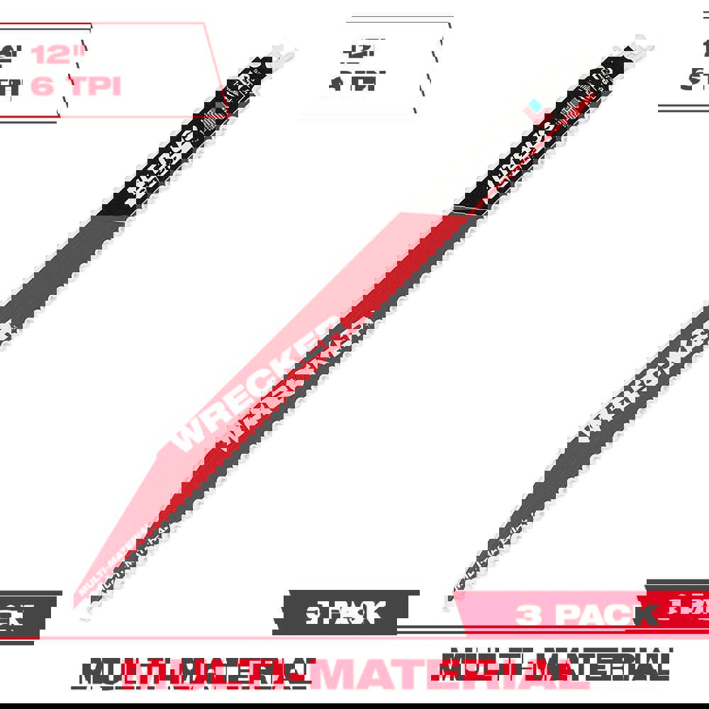 Reciprocating Saw Blade: Solid Carbide