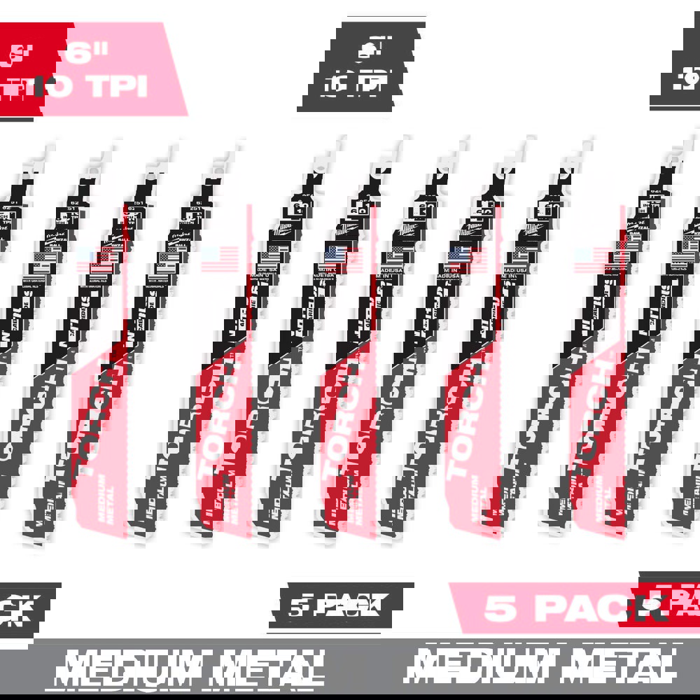Reciprocating Saw Blades; Blade Material: Carbide ; Blade Length (Inch): 6 ; Blade Width (Inch): 1 ; Teeth Per Inch: 10 ; Blade Thickness (Decimal Inch): 0.0500 ; Profile Shape: Straight