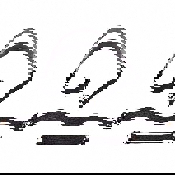 Facepiece Head Harness: Silicone, Black