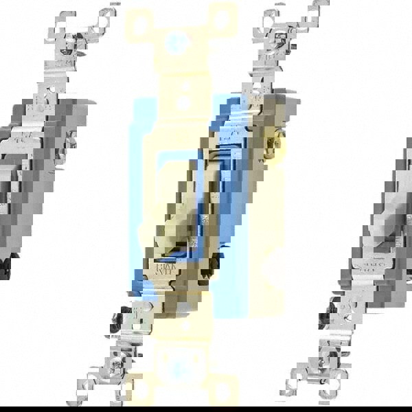 Wall & Dimmer Light Switches; Switch Type: Three Way ; Switch Operation: Toggle ; Color: Ivory ; Grade: Industrial ; Amperage: 15A ; Number Of Poles: 1