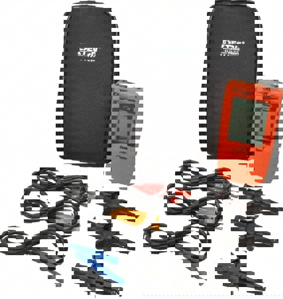 3 Phase, 40 to 600 VAC, 15 to 400 Hz, 32 to 104°F, LCD Display Phase Rotation Tester