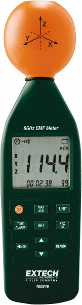 8 Ghz Max, LCD Display, RF and EMF Meter